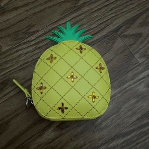 pineapple kate spade clutch